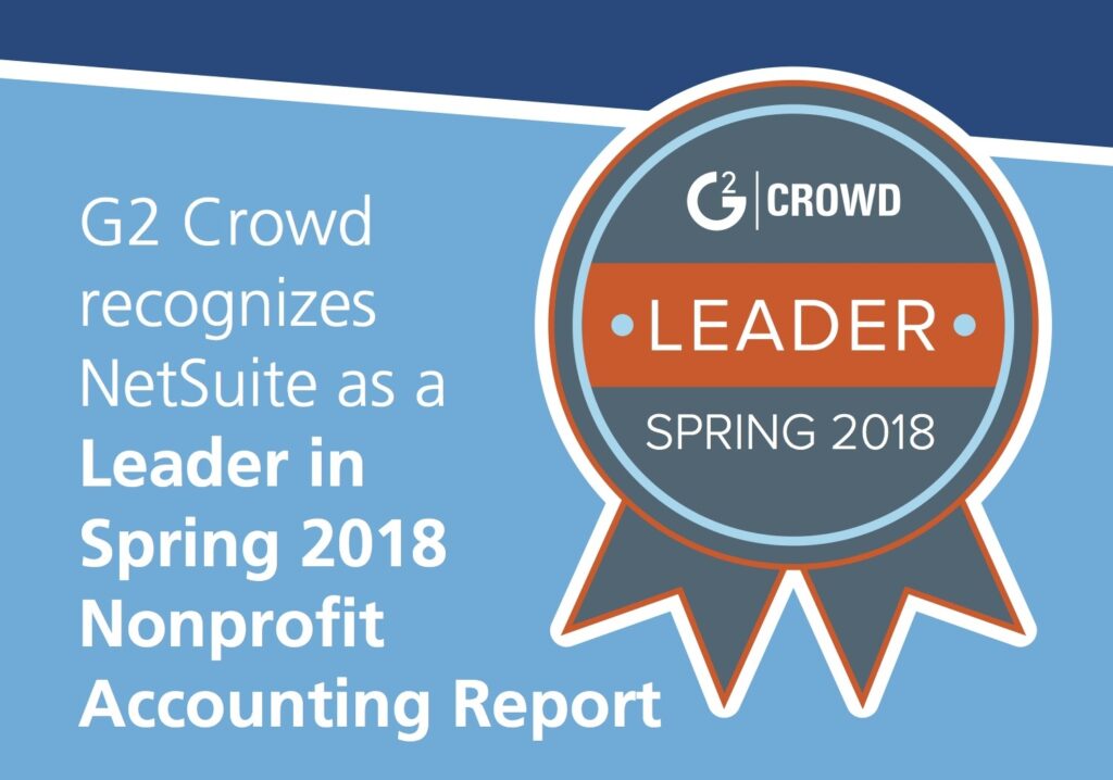 NetSuite Named Leader in Nonprofit Accounting Software GYF